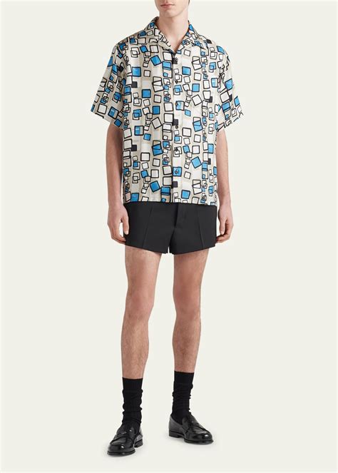 prada camp shirt|Prada Camp Shirt .